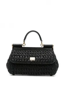 Сумка-тоут Elongated Sicily DOLCE & GABBANA, черный