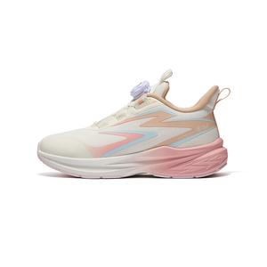 361°KIDS Скользостойкие, износостойкие, легкие амортизирующие детские беговые кроссовки White Pink для подростков