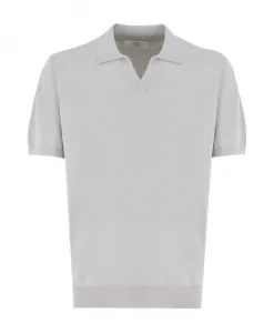 Классическая рубашка-поло с боковым карманом Mauro Ottaviani, белый