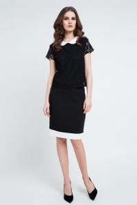 Юбка-Карандаш длиной до колена от Conquista, черный