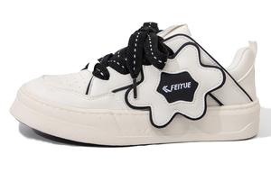 Женские противоскользящие износостойкие низкие кеды для скейтбординга Feiyue бежевый черный, бежевый/черный