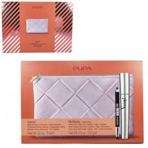 Тушь Pupa Vamp Pochette Черная + Карандаш для глаз Подводка для глаз Kajal Eyeshadow 3631, Red