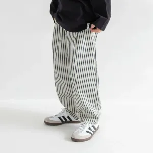 Длинные брюки из цирковой саржи Branshes, цвет 91_Navy_Stripe