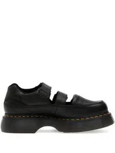 Кеды на платформе с пряжками Dr. Martens, черный