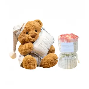 Мягкий и очаровательный медвежонок для сна плюшевая кукла высота 45см Cute Chip