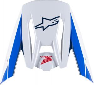 Козырек шлема Alpinestars sm5, White/Blue/Red
