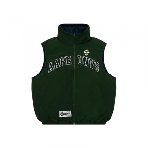 Майка By *A Bathing APE Reversible Padded Gilet Aape, зеленый