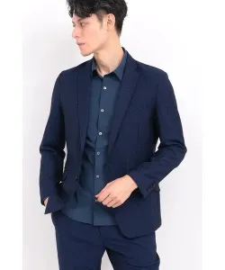 Жакет ZERO от TORNADO MART TR из яркой эластичной жаккардовой ткани, цвет Blue