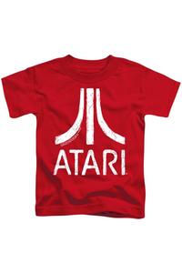 Футболка Atari Rough Logo с коротким рукавом для детей Gildan, красный