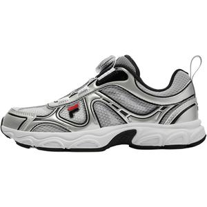 FILA KIDS Легкие амортизирующие низкие детские беговые кроссовки exhaust gray/space silver kids