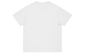 Футболка с коротким рукавом Unisex с ожерельем PEIMENG, белый