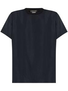 Fabiana Filippi футболка с декоративным вырезом, синий