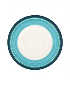 Салатная тарелка «Лиссабонская полоса» Vietri, синий