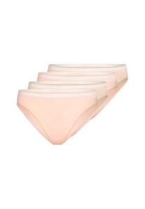 Трусы Rio, набор из 4 шт., хлопковое кружево SCHIESSER, цвет Orange/ Beige