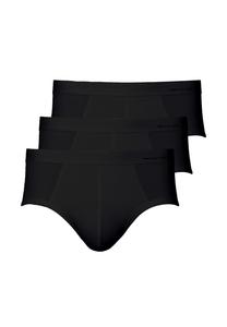 Трусы / трусы, комплект из 3 повседневных хлопковых трусов mey, черный