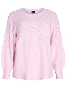 Свитер Zizzi Casunny, светло-розовый
