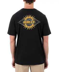Мужская футболка с коротким рукавом Outback Hurley, черный