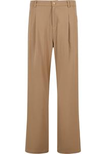 Свободные брюки со складками спереди 2Y Studios Tahlo, коричневый