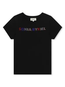 Sonia Rykiel футболка с логотипом, черный