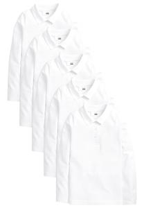 Рубашки-поло 5 Пакет Next, белый
