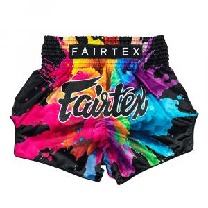 Шорты Fairtex Muay Thai Shorts - BS1940 Black Funky Soul, черный