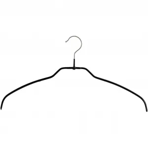 Вешалка для одежды MAWA «Silhouette Light 42/FT», (комплект, 20 шт.), компактная верхняя вешалка, черный