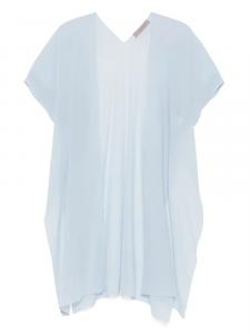 D.Exterior шелковое пальто, синий