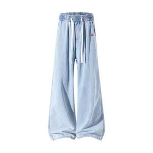 Джинсы Unisex Moderate Straight Fit WARRIOR, светло-синий[free diy badge]