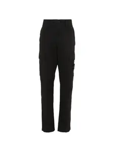 Брюки с карманами и шлевками для ремня Stone Island Junior, черный