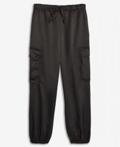 Эксклюзивные атласные спортивные брюки-карго Epic Threads для девочек 5-12 лет Macy's, Deep Black