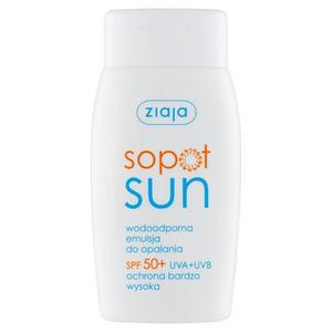 Лосьон для загара Ziaja Sopot Sun SPF50+, 125 мл