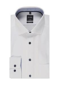 Деловая рубашка Luxor, спортивные манжеты, мужская OLYMP, белый