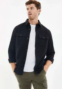 Легкая куртка overshirt Threadbare, Black