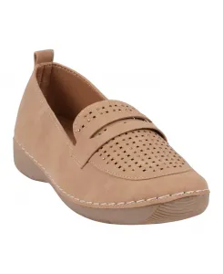 Женские лоферы Danita с декоративными элементами GC Shoes, коричневый/бежевый