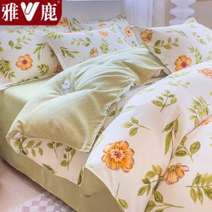 Yalu Пододеяльник 220х240 см из мягкого хлопка, утолщенный велюр, цвет Pusse Style