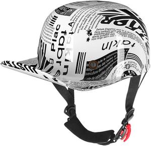 Шлем Ceglia в стиле граффити, белый / черный