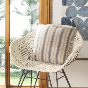 Подушка в полоску Safavieh Varina, синий