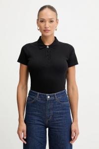 Рубашка-поло IKON из хлопка Karl Lagerfeld, черный