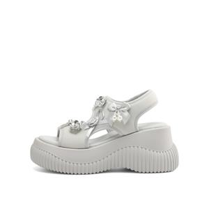 Пляжные сандалии женские Rosa Bianca, Black (Sheepskin Lining)