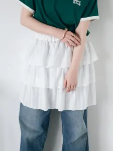 мини-юбка с оборками