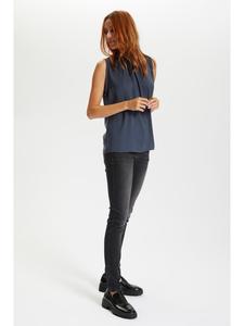 Блузка без рукавов AileenSZ, прямого кроя, омбре-синего цвета SAINT TROPEZ