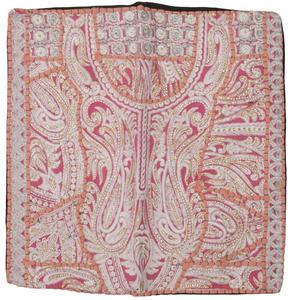 Лоскутный чехол на подушку, декоративный чехол на подушку из Раджастана, уникальное изделие - узор 26, разноцветный, хлопок, 40*40*0,5 см, декоративная подушка, декоративная подушка, диванная подушка Guru-Shop