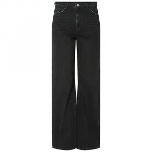 Джинсы Pieces Kate Bl Straight Fit high waist jeans, черный