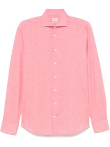 Рубашка со срезанным воротником Traiano Milano, розовый