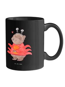 Кофейная кружка для знатоков рака с надписью на черном Mr. & Mrs. Panda