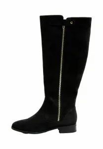 Длинные повседневные сапоги на молнии, прямого кроя. Friends Like These, Black