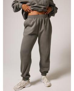 Женские спортивные брюки ALL SZN из органического хлопка с манжетами LOVALL, Slate green