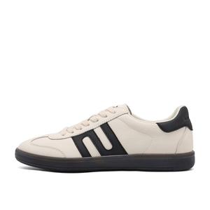 Кеды, скейтборд обувь женская низкая Belle, бежевый/зеленый