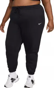 Женские спортивные штаны большого размера из флиса Phoenix с завышенной талией Nike (большие размеры), черный