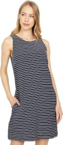 Женское платье-футляр Tommy Hilfiger выше колена с карманами, Sky Captain/Ivory